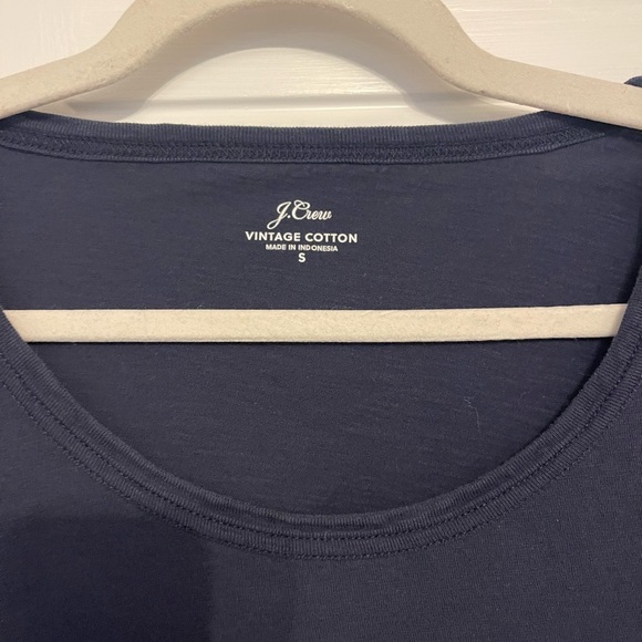 Set of 2 J. Crew Navy and Black Short Sleeve Tees - Picture 2 of 4